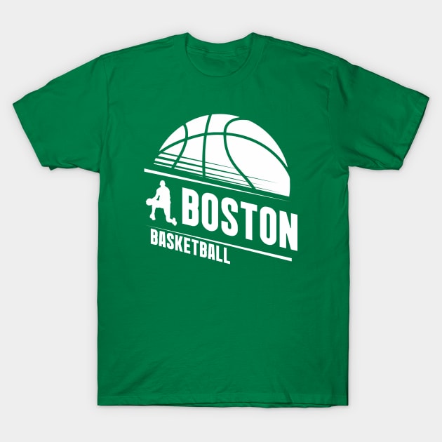 BOSTON BASKETBALL T-Shirt by Aloenalone